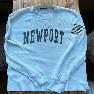 RARE brandy melville waffle print shirt